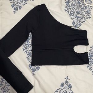 Forever 21 One shoulder cut out top